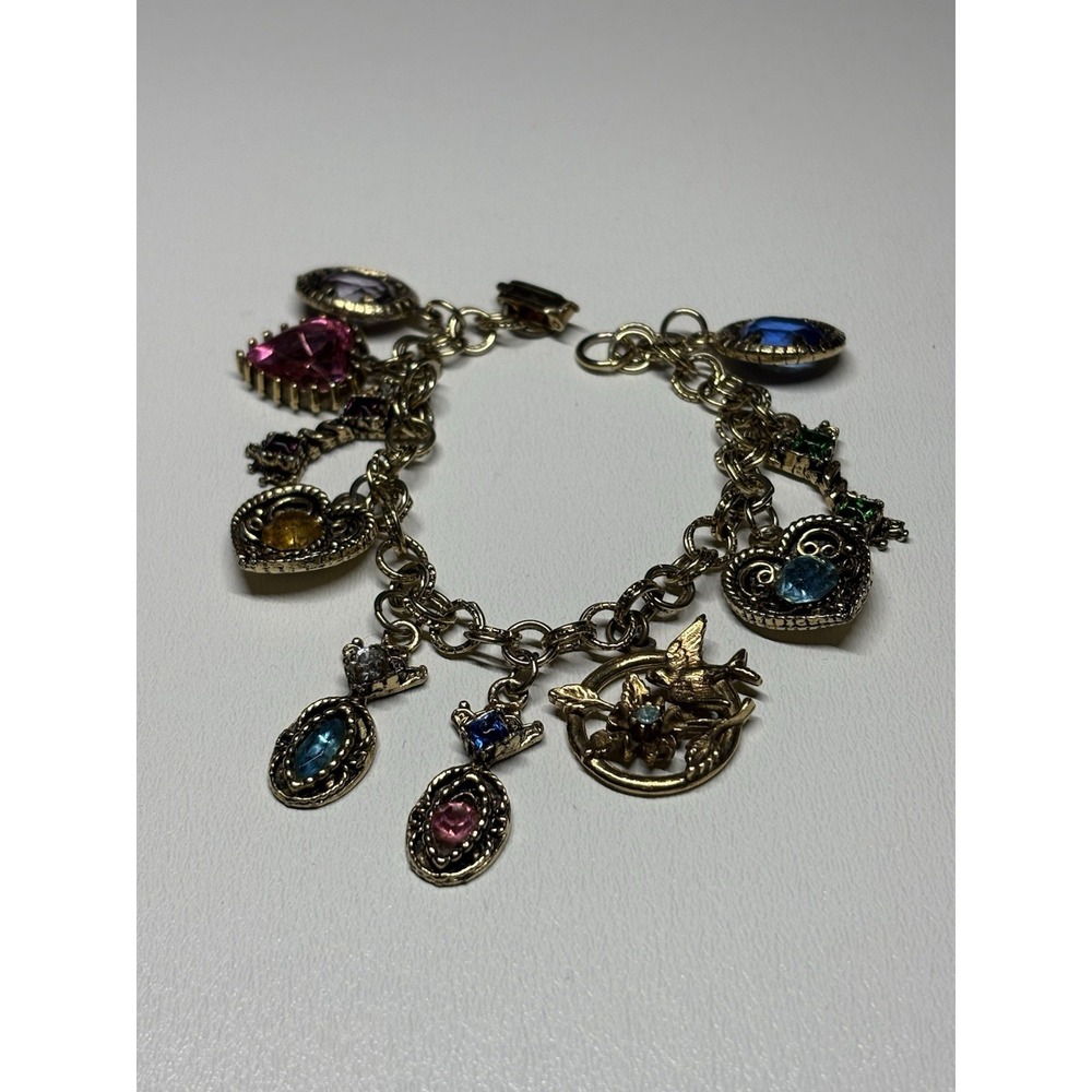 Charm Bracelet Southwestern Vintage‎ Gold Tone